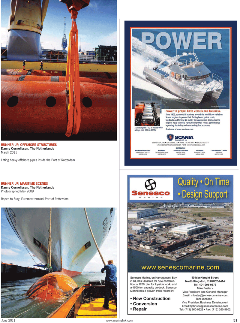 Maritime Reporter Magazine, page 55,  Jun 2011