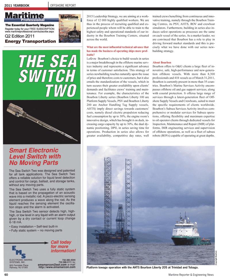 Maritime Reporter Magazine, page 64,  Jun 2011