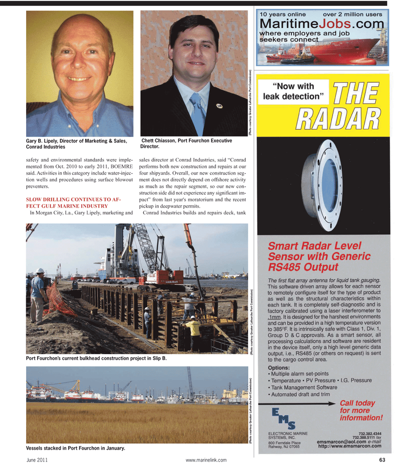 Maritime Reporter Magazine, page 67,  Jun 2011