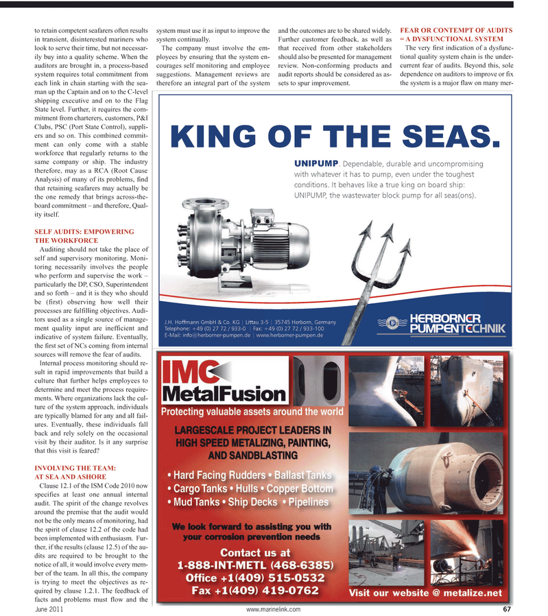 Maritime Reporter Magazine, page 71,  Jun 2011