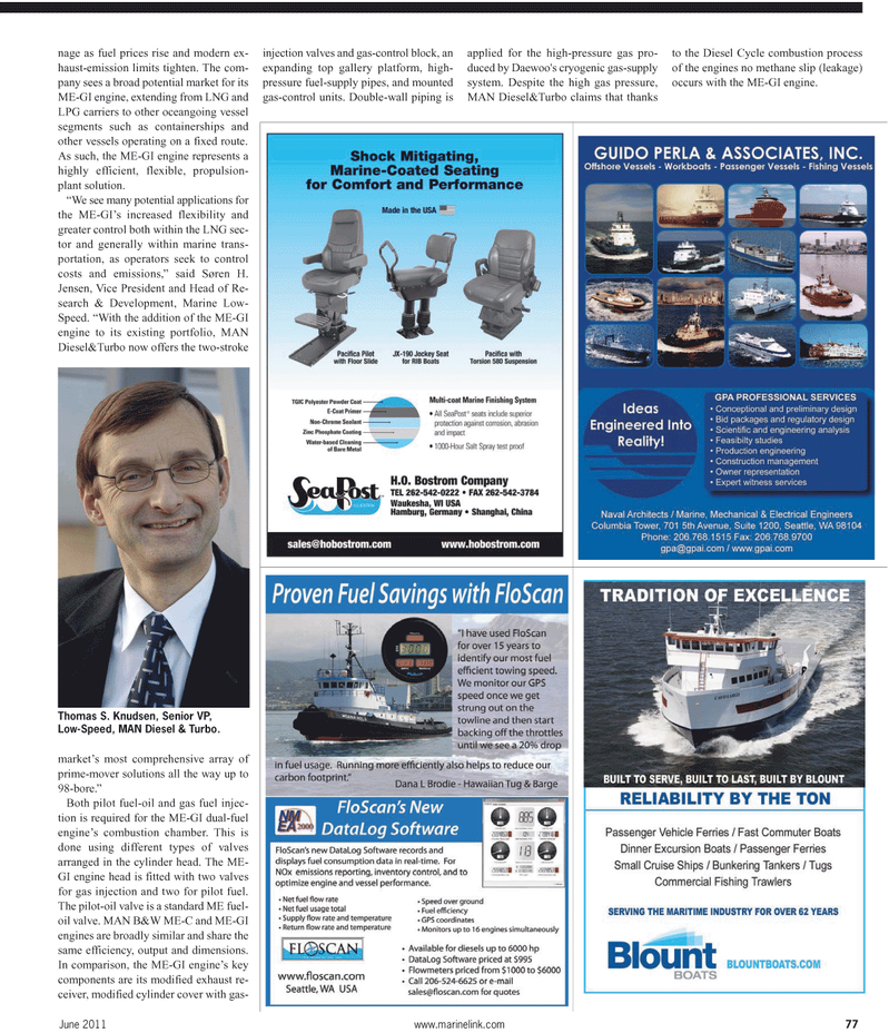 Maritime Reporter Magazine, page 81,  Jun 2011