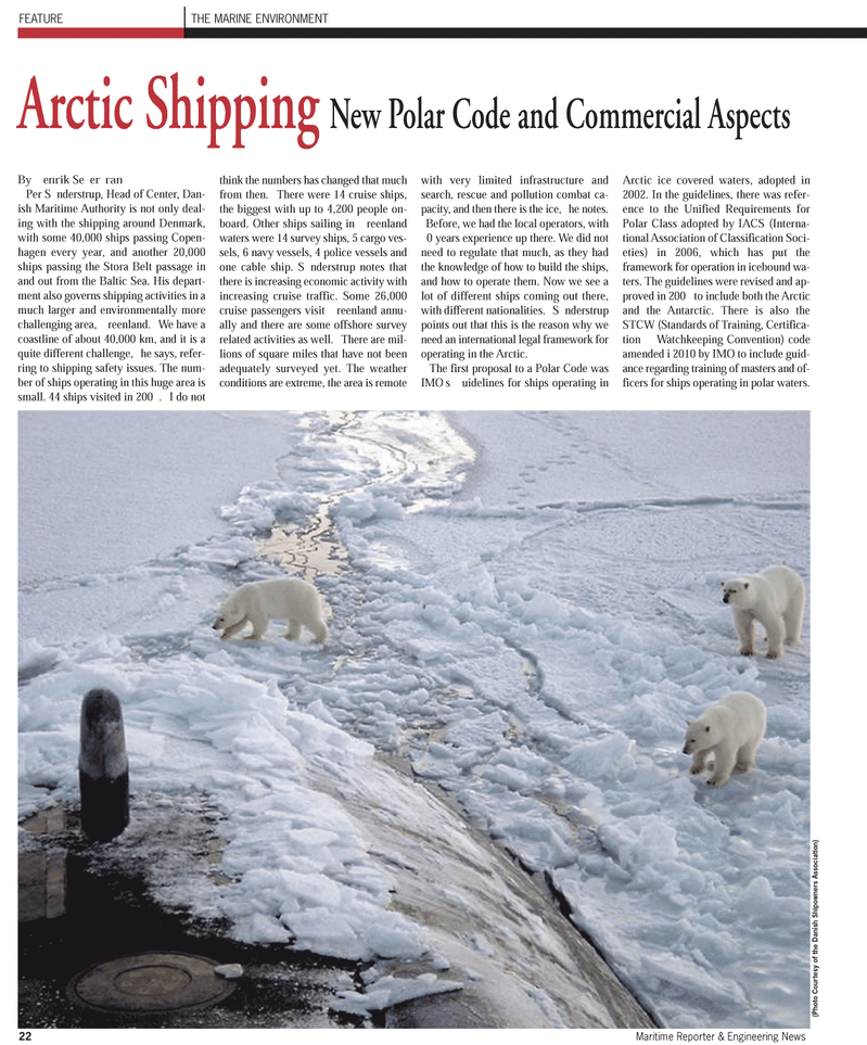 Maritime Reporter Magazine, page 22,  Jul 2011