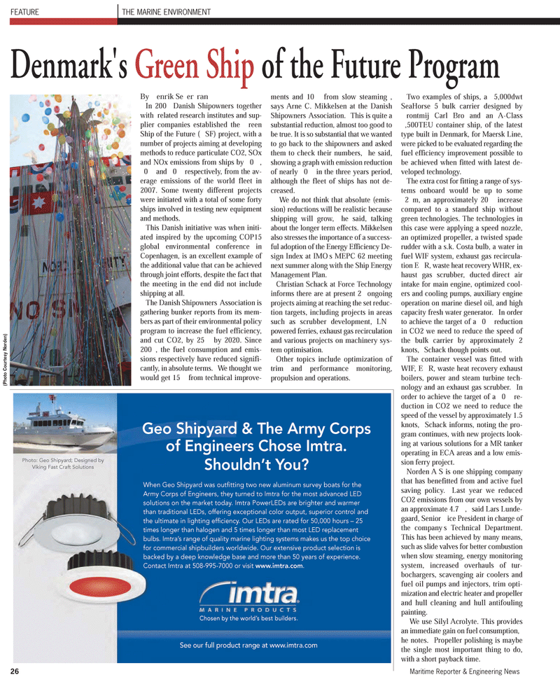 Maritime Reporter Magazine, page 26,  Jul 2011