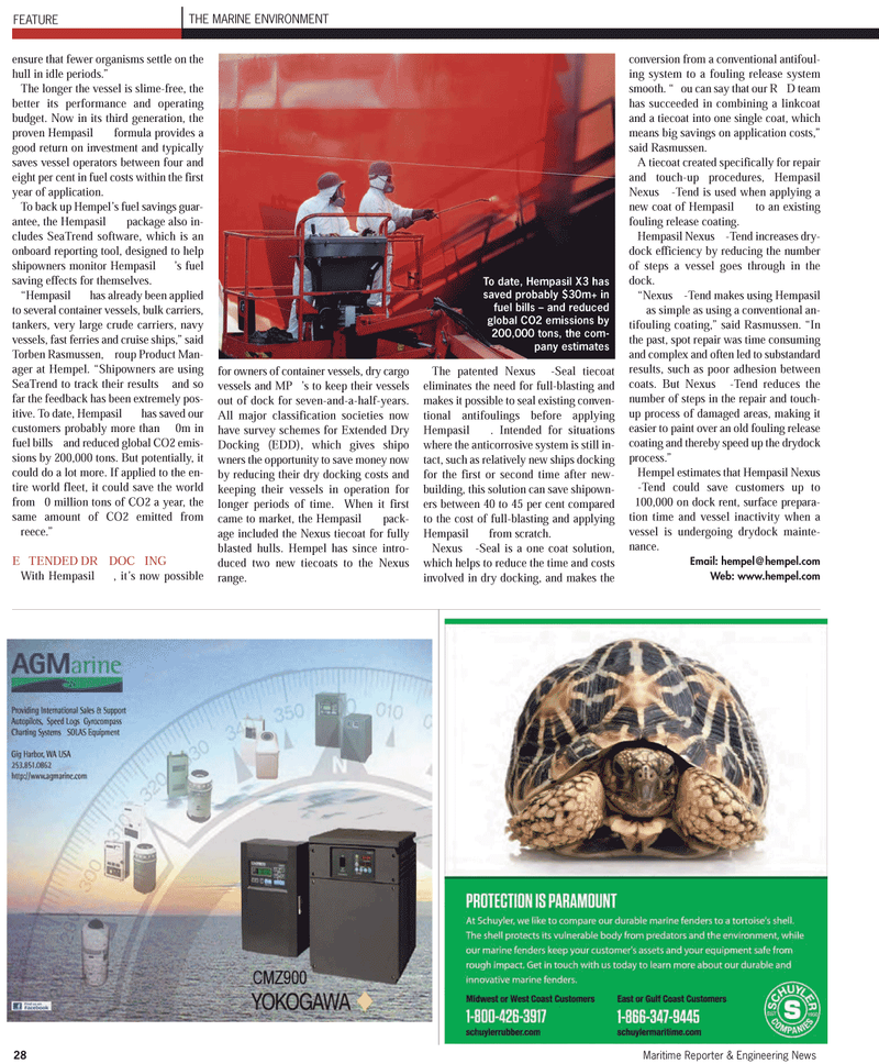 Maritime Reporter Magazine, page 28,  Jul 2011