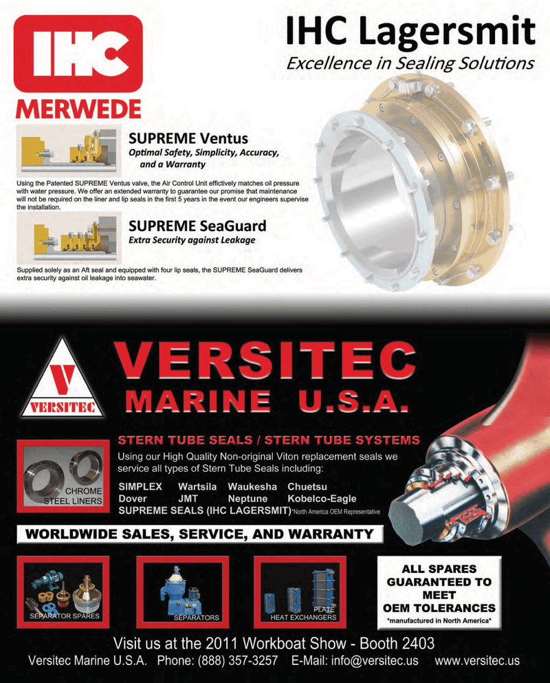 Maritime Reporter Magazine, page 11,  Sep 2011
