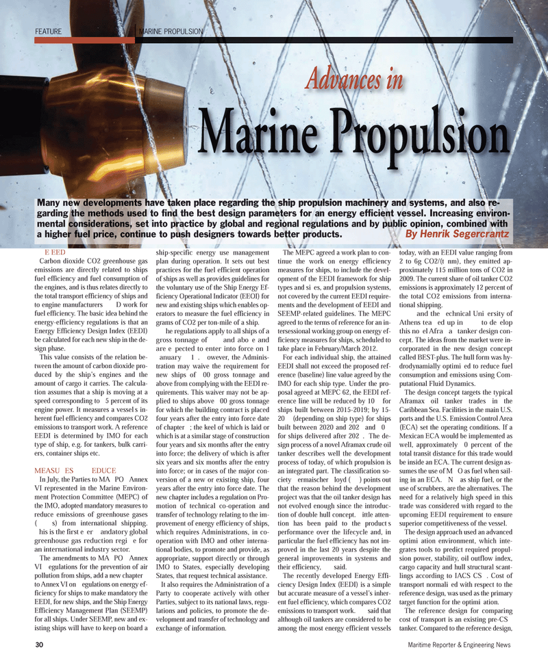Maritime Reporter Magazine, page 30,  Sep 2011