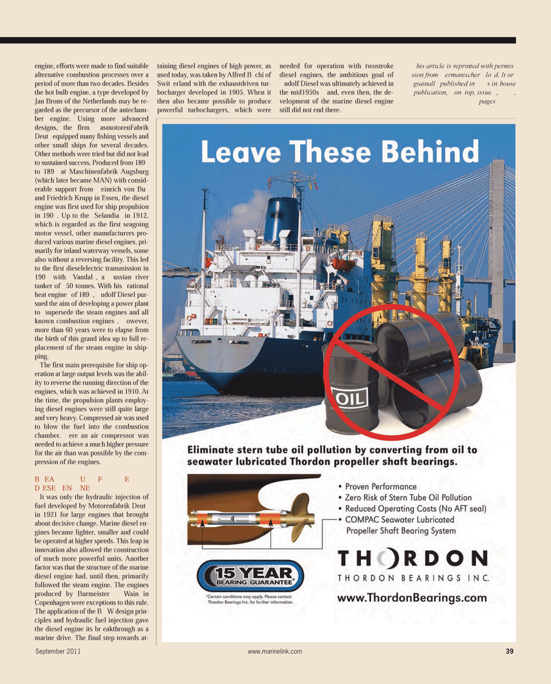 Maritime Reporter Magazine, page 39,  Sep 2011