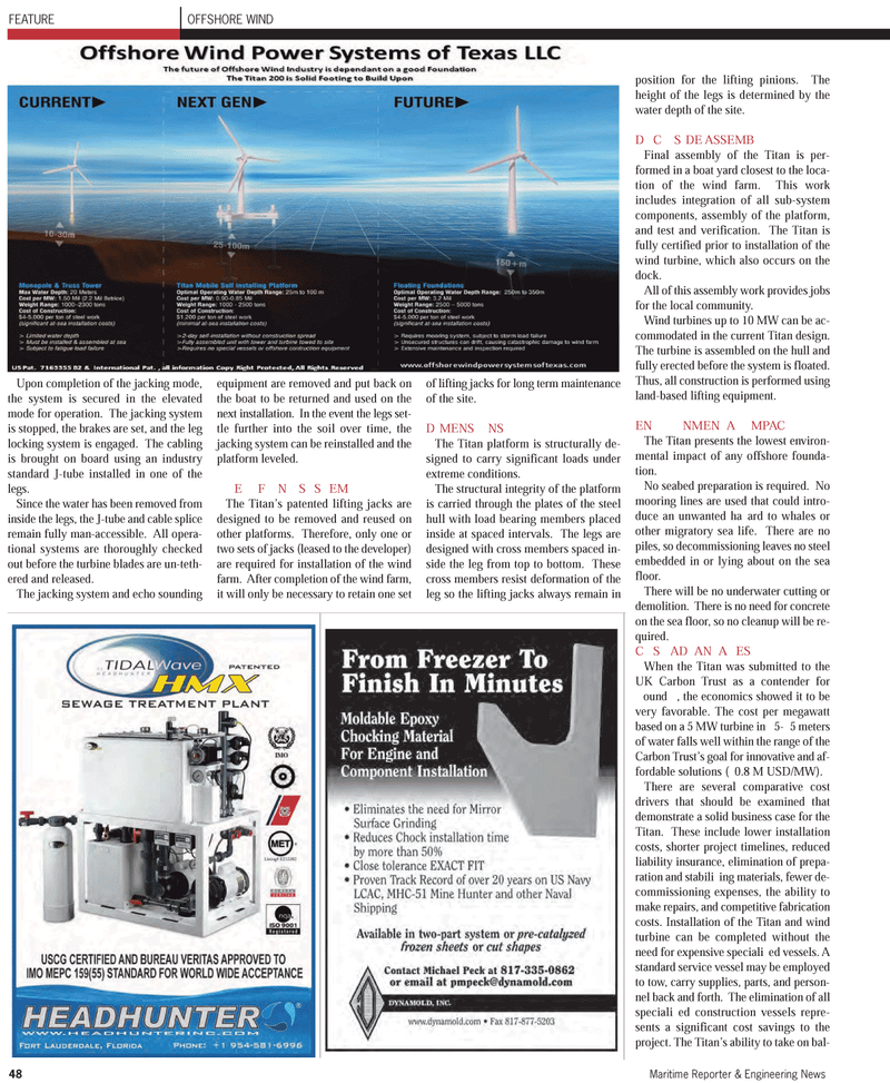 Maritime Reporter Magazine, page 48,  Sep 2011