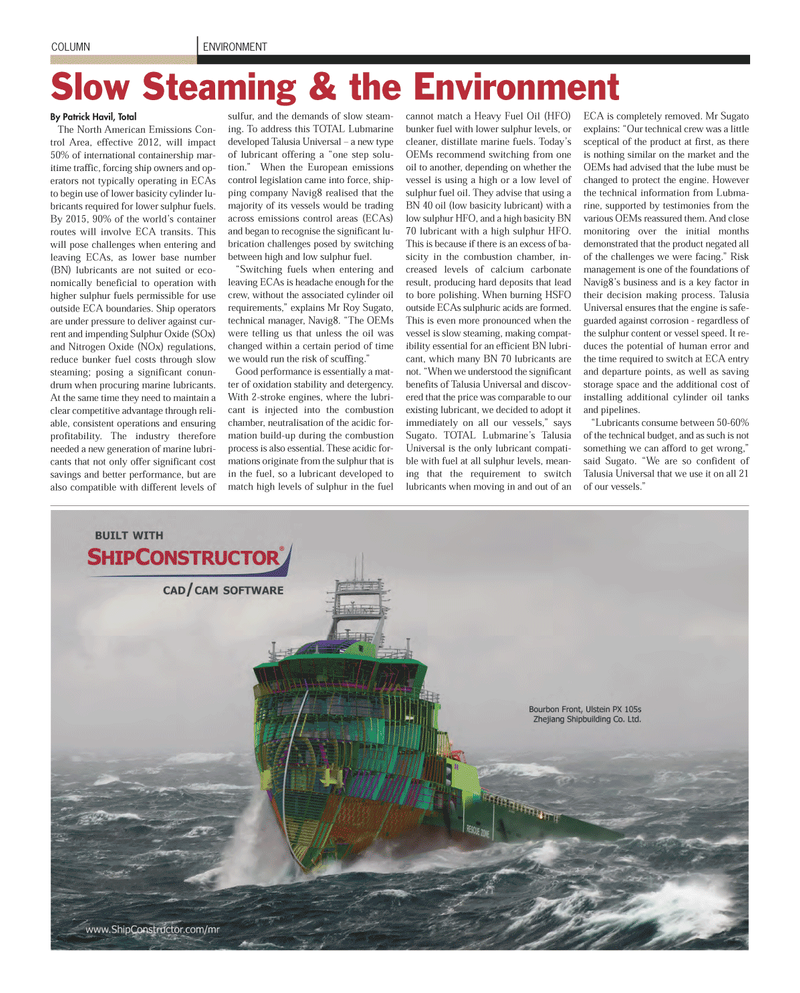 Maritime Reporter Magazine, page 24,  Oct 2011