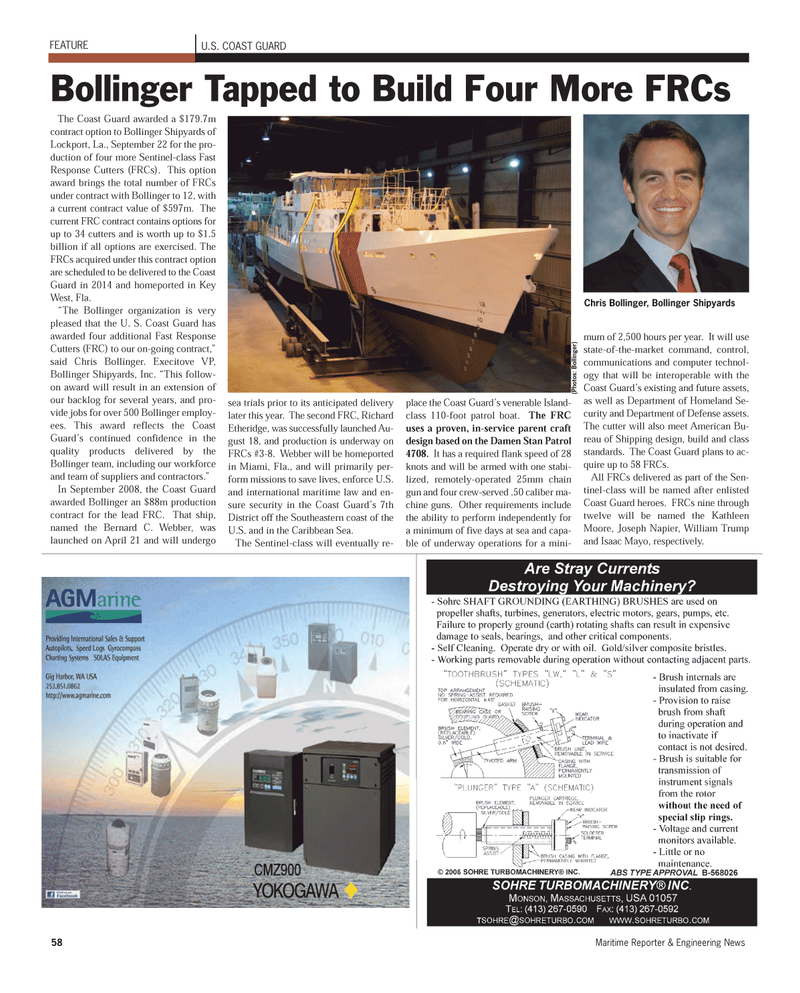 Maritime Reporter Magazine, page 58,  Oct 2011