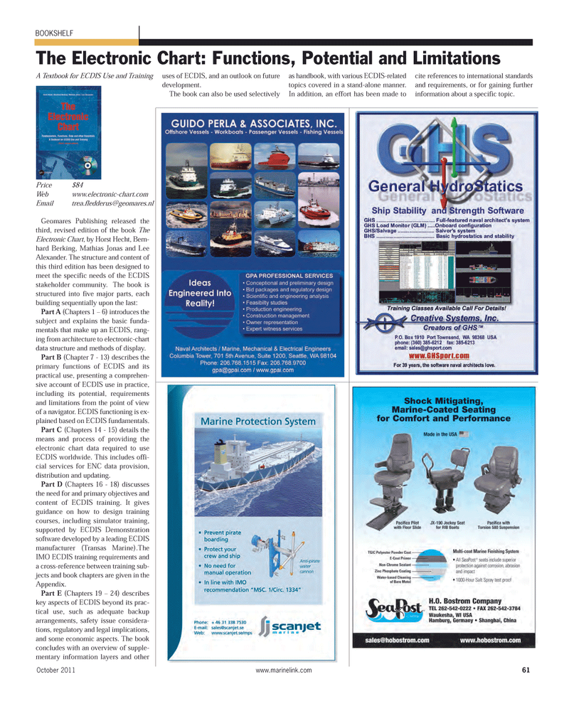 Maritime Reporter Magazine, page 61,  Oct 2011