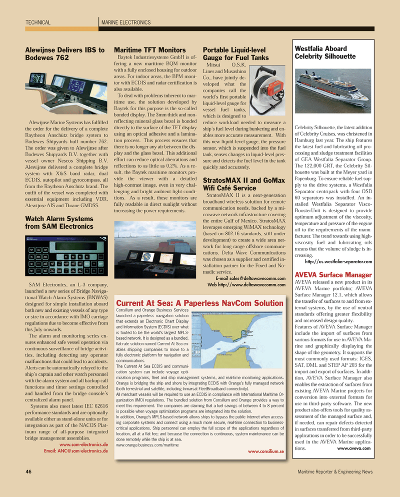 Maritime Reporter Magazine, page 46,  Feb 2012