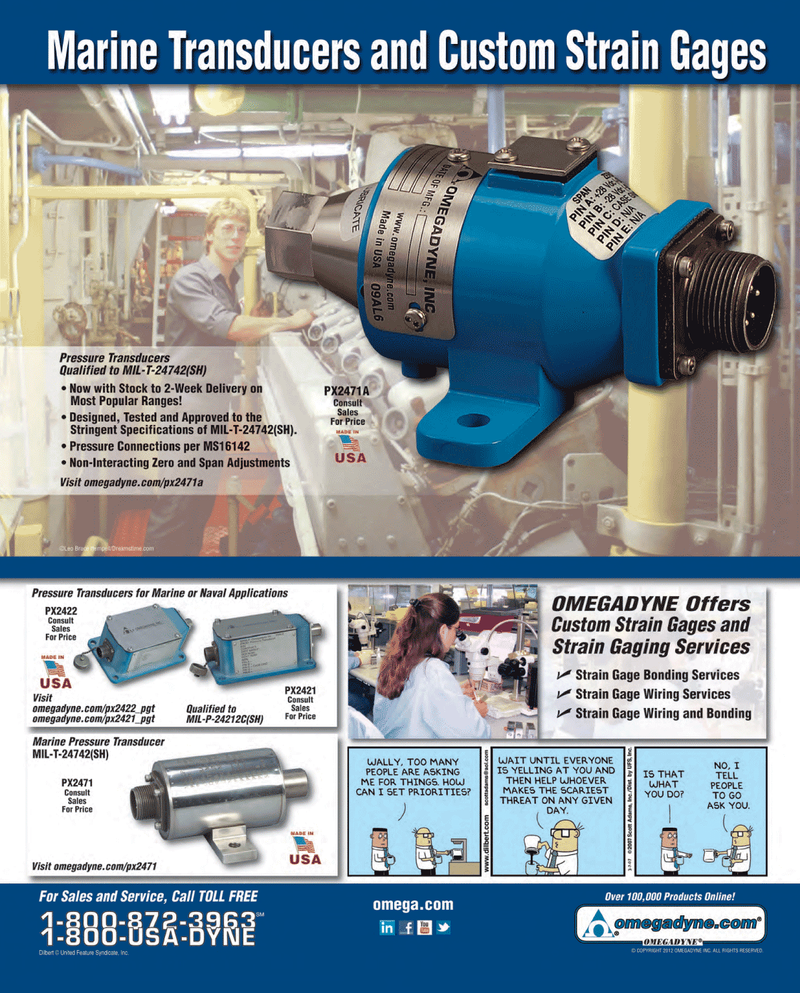 Maritime Reporter Magazine, page 2nd Cover,  Mar 2012