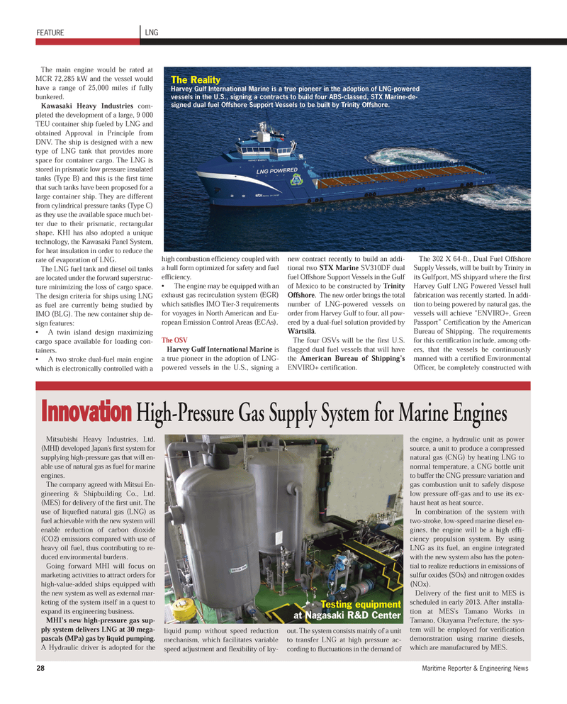 Maritime Reporter Magazine, page 28,  Mar 2012