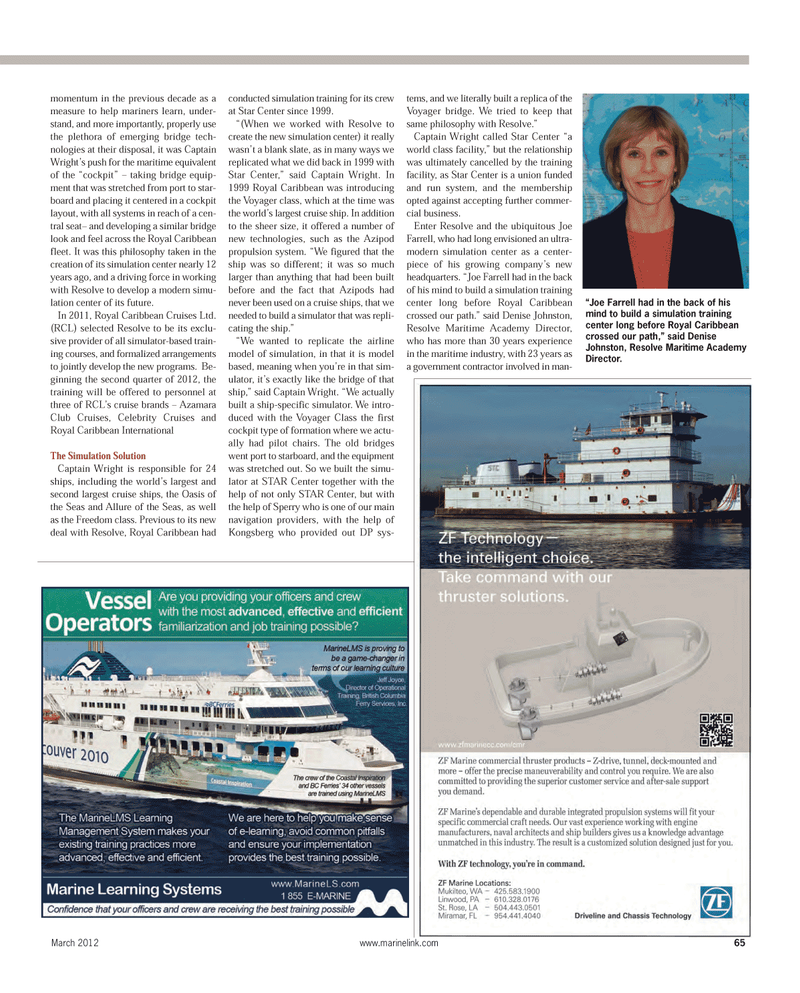 Maritime Reporter Magazine, page 65,  Mar 2012
