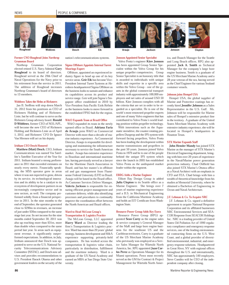 Maritime Reporter Magazine, page 86,  Mar 2012