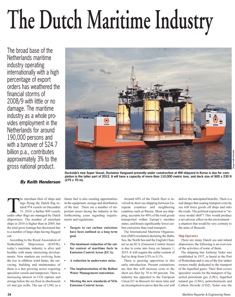 Maritime Reporter Magazine, page 38,  Apr 2012