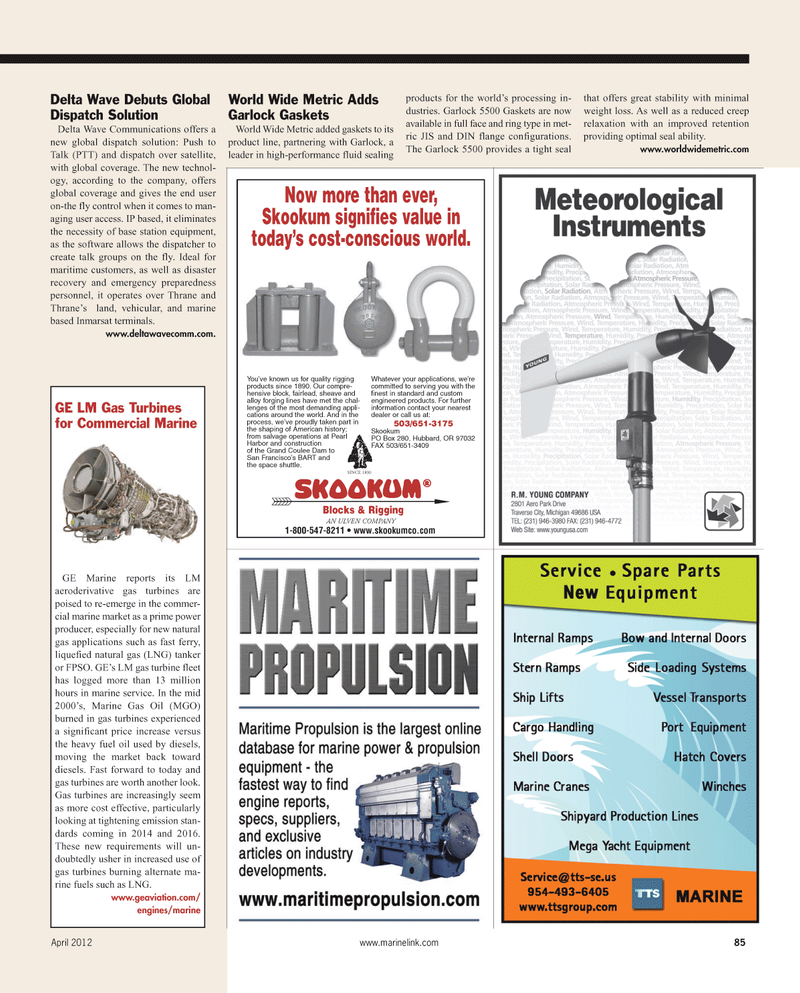 Maritime Reporter Magazine, page 89,  Apr 2012