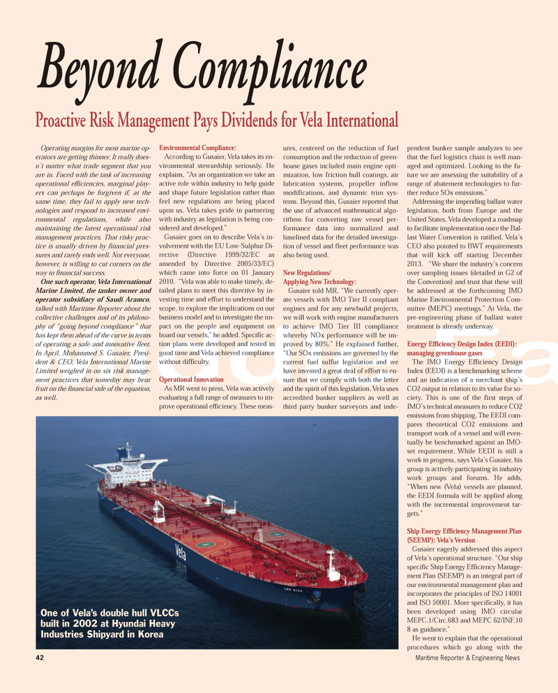 Maritime Reporter Magazine, page 42,  May 2012