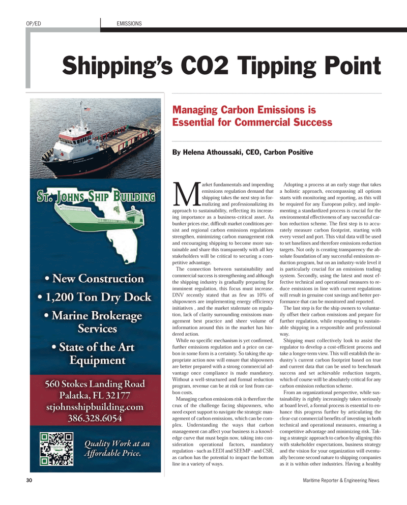Maritime Reporter Magazine, page 30,  Jun 2012