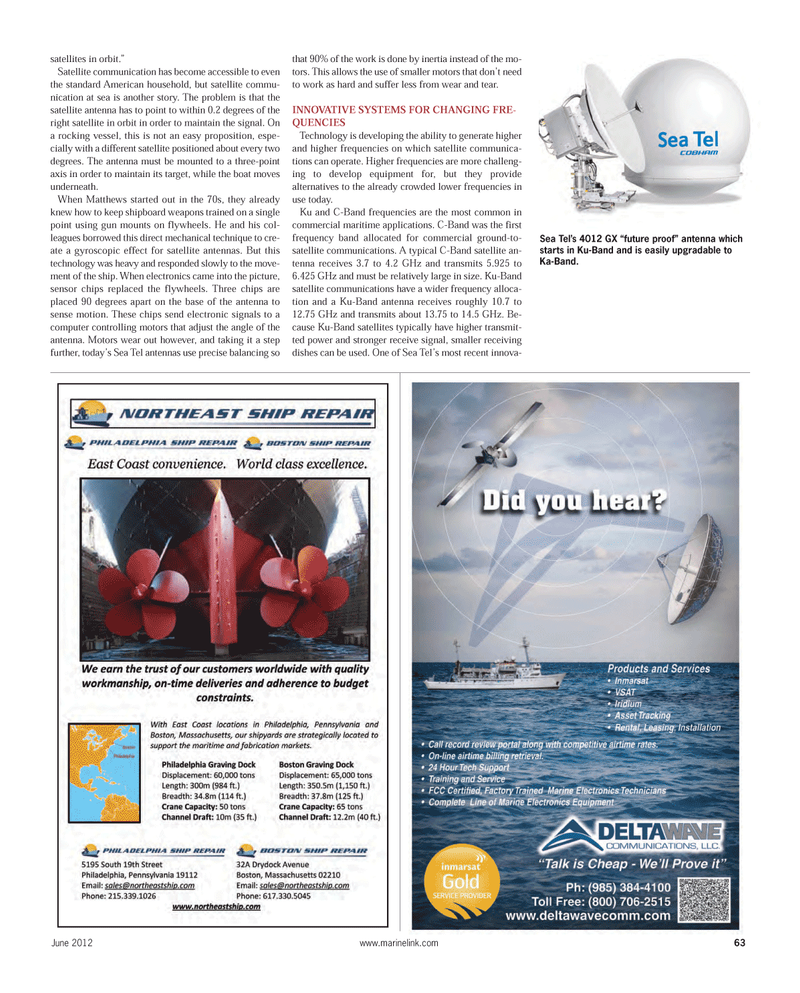 Maritime Reporter Magazine, page 63,  Jun 2012