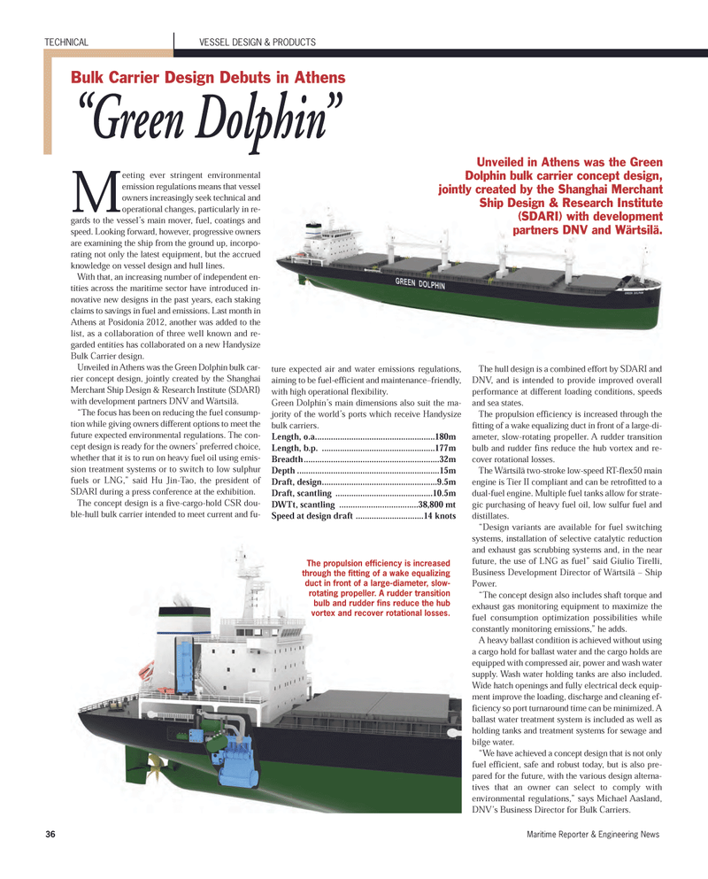 Maritime Reporter Magazine, page 36,  Jul 2012