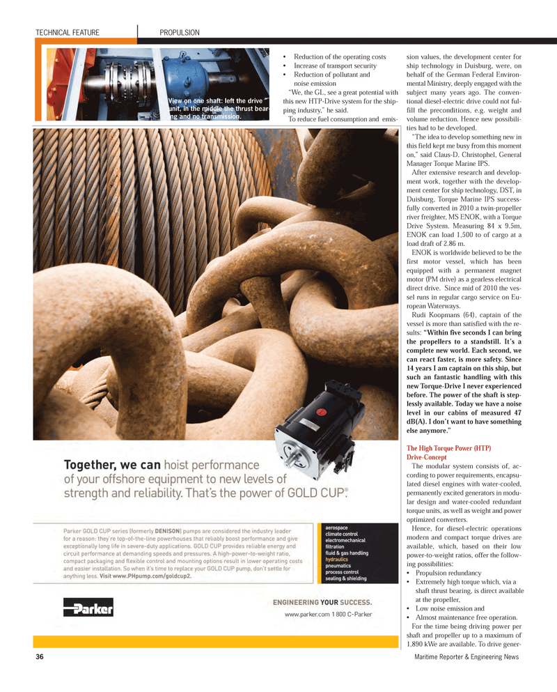 Maritime Reporter Magazine, page 36,  Aug 2012