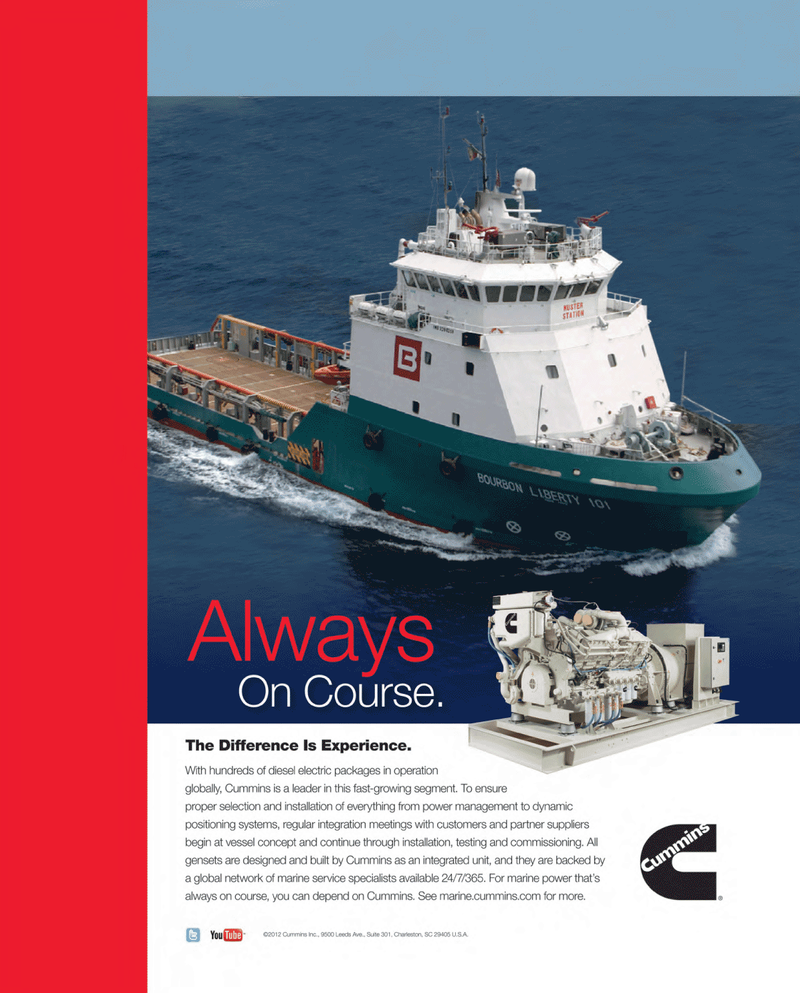 Maritime Reporter Magazine, page 9,  Sep 2012