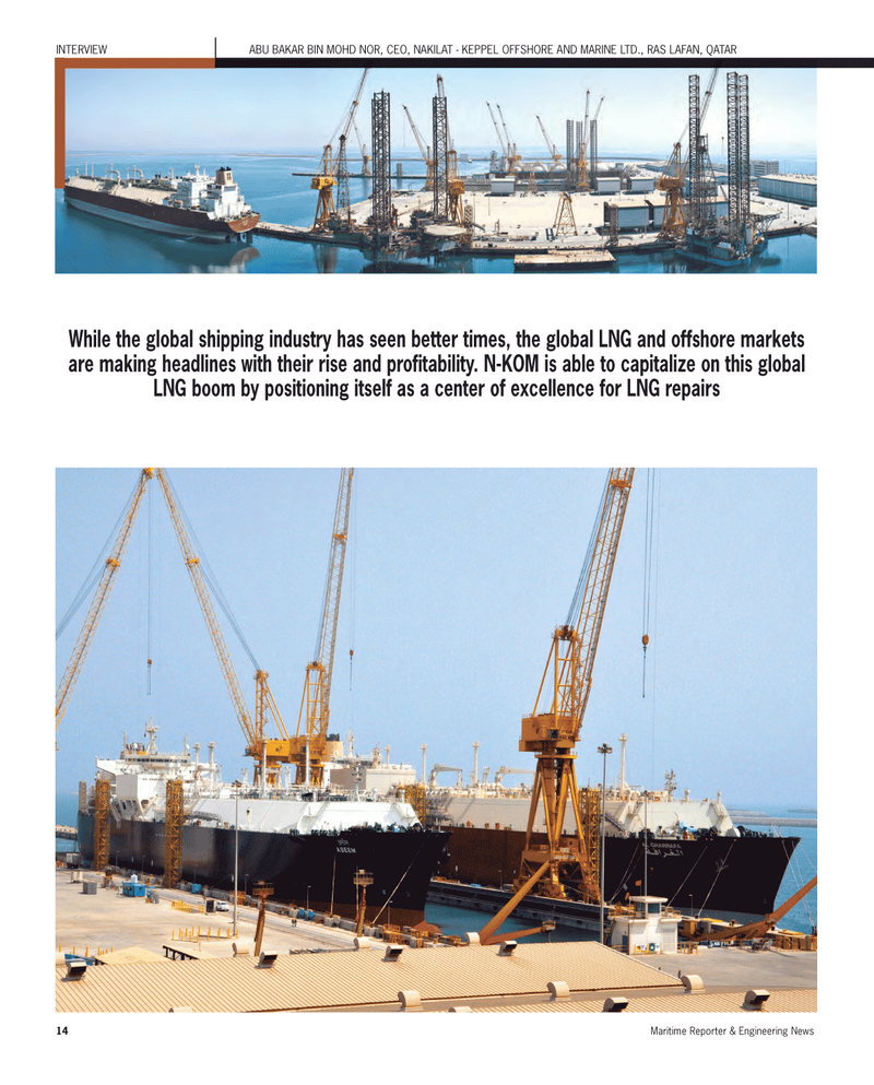 Maritime Reporter Magazine, page 14,  Sep 2012