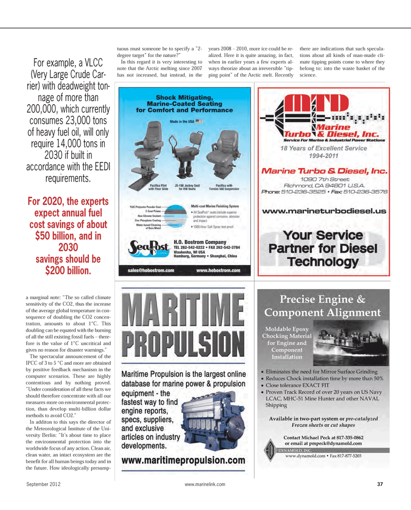 Maritime Reporter Magazine, page 37,  Sep 2012