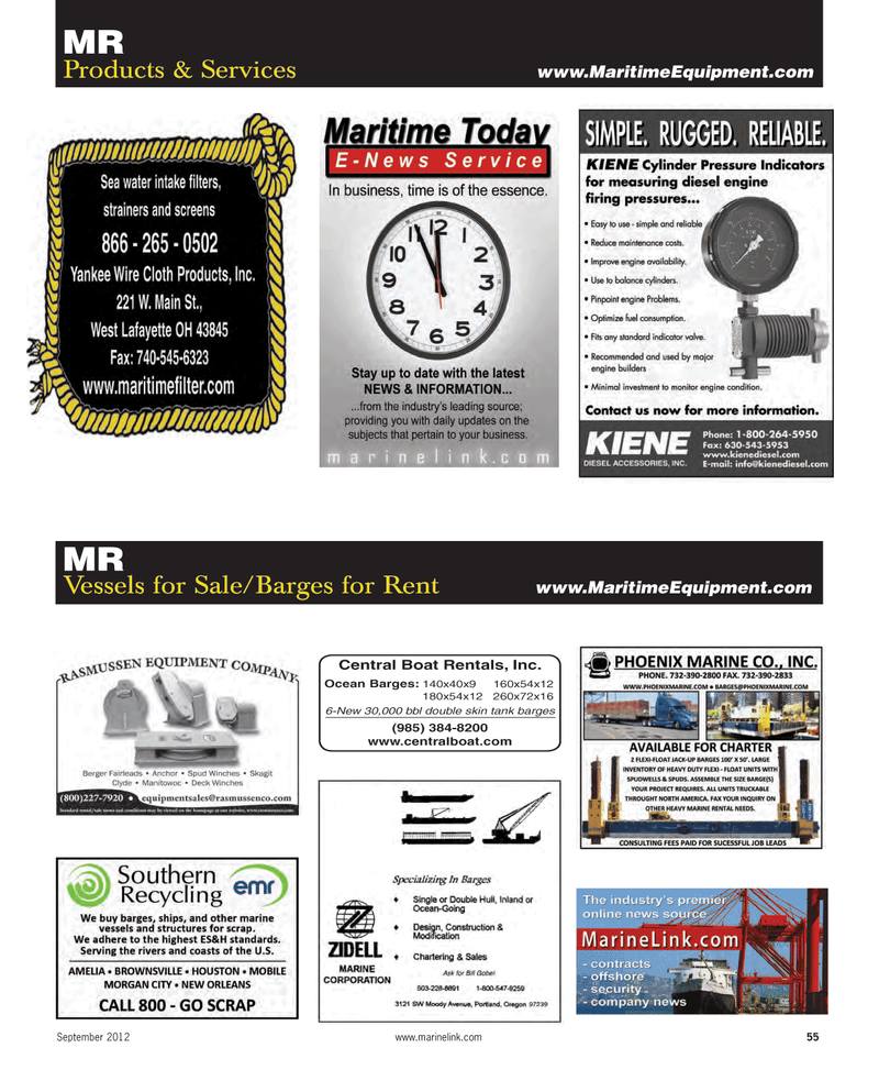 Maritime Reporter Magazine, page 55,  Sep 2012