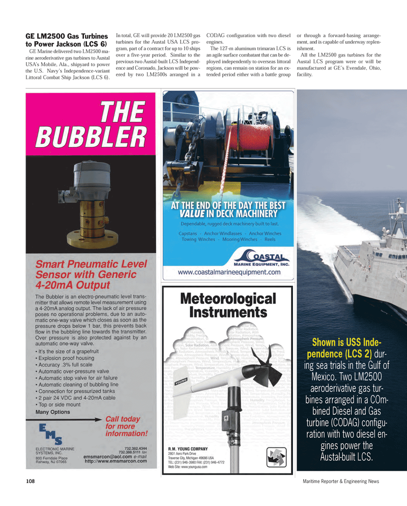 Maritime Reporter Magazine, page 108,  Nov 2012