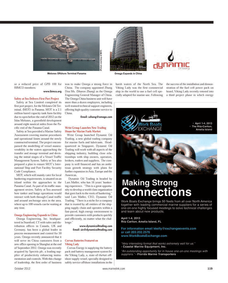 Maritime Reporter Magazine, page 119,  Nov 2012