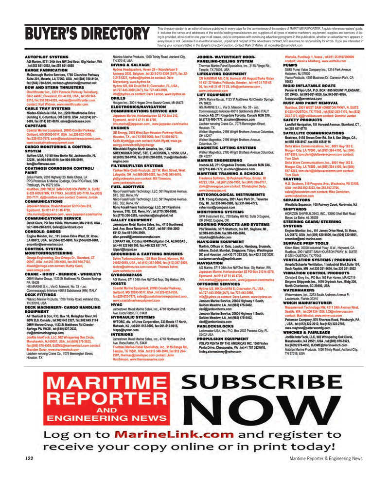 Maritime Reporter Magazine, page 122,  Nov 2012