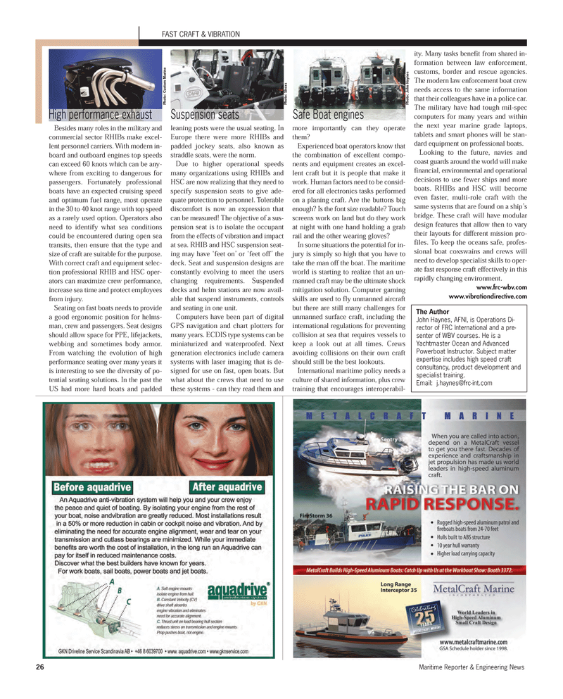 Maritime Reporter Magazine, page 26,  Nov 2012
