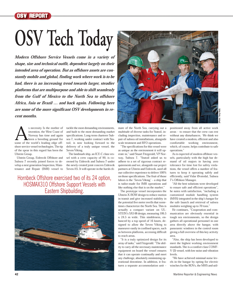Maritime Reporter Magazine, page 42,  Nov 2012