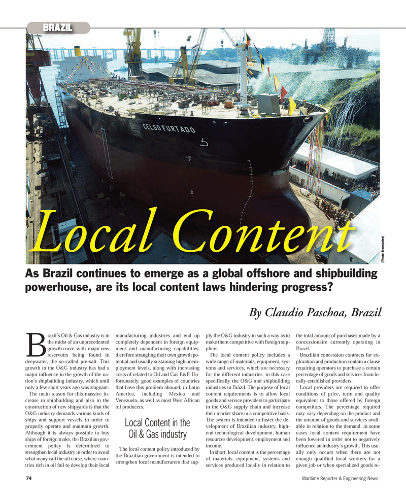 Maritime Reporter Magazine, page 74,  Nov 2012
