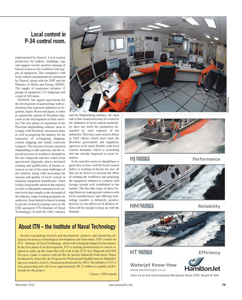 Maritime Reporter Magazine, page 79,  Nov 2012