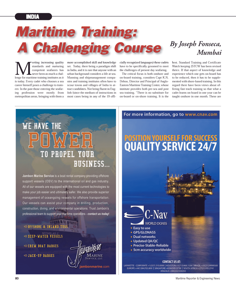 Maritime Reporter Magazine, page 80,  Nov 2012