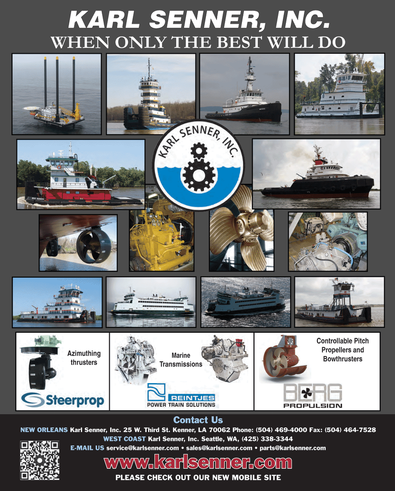 Maritime Reporter Magazine, page 4th Cover,  Dec 2012