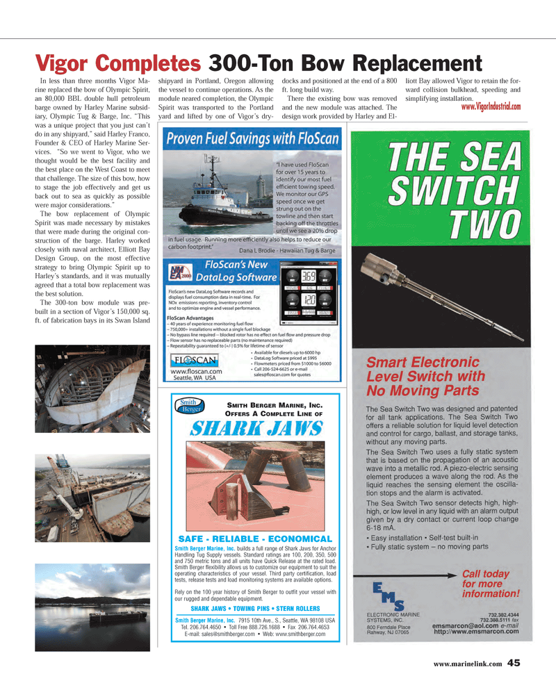Maritime Reporter Magazine, page 45,  Jan 2013