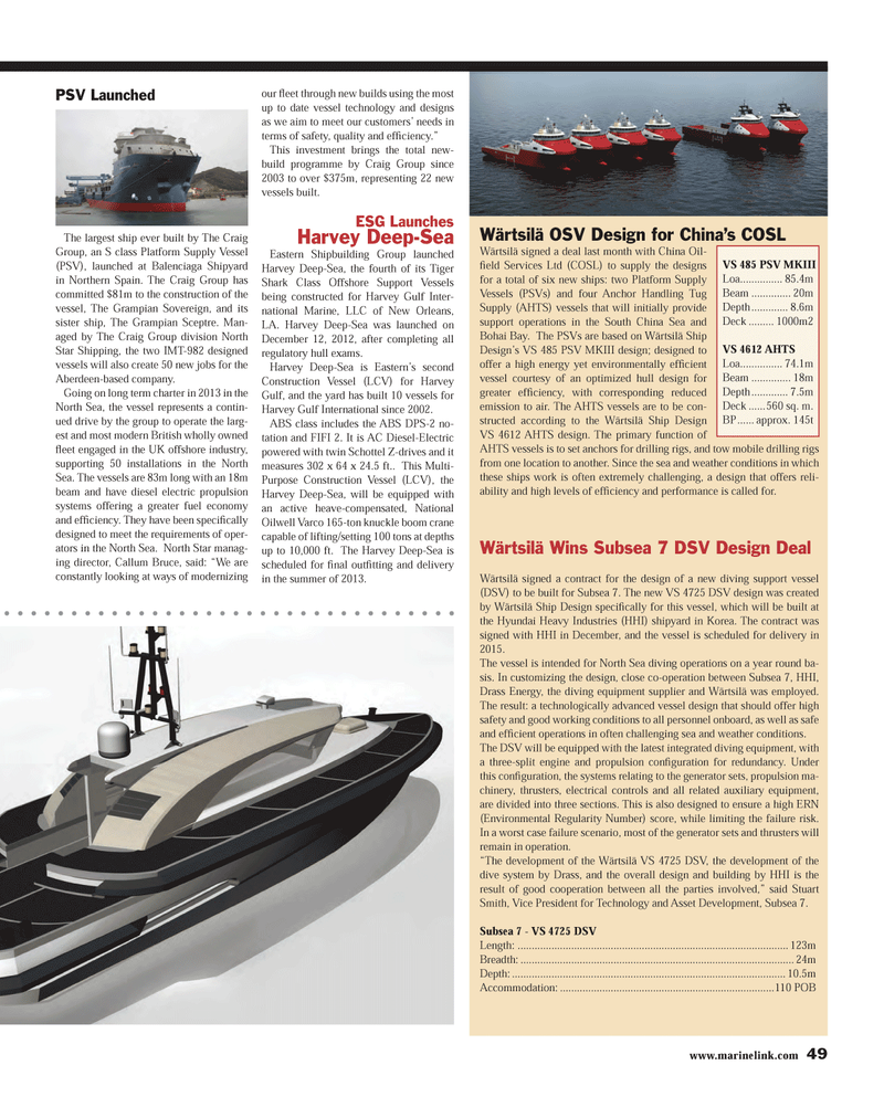 Maritime Reporter Magazine, page 49,  Jan 2013