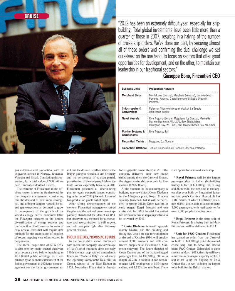 Maritime Reporter Magazine, page 28,  Feb 2013