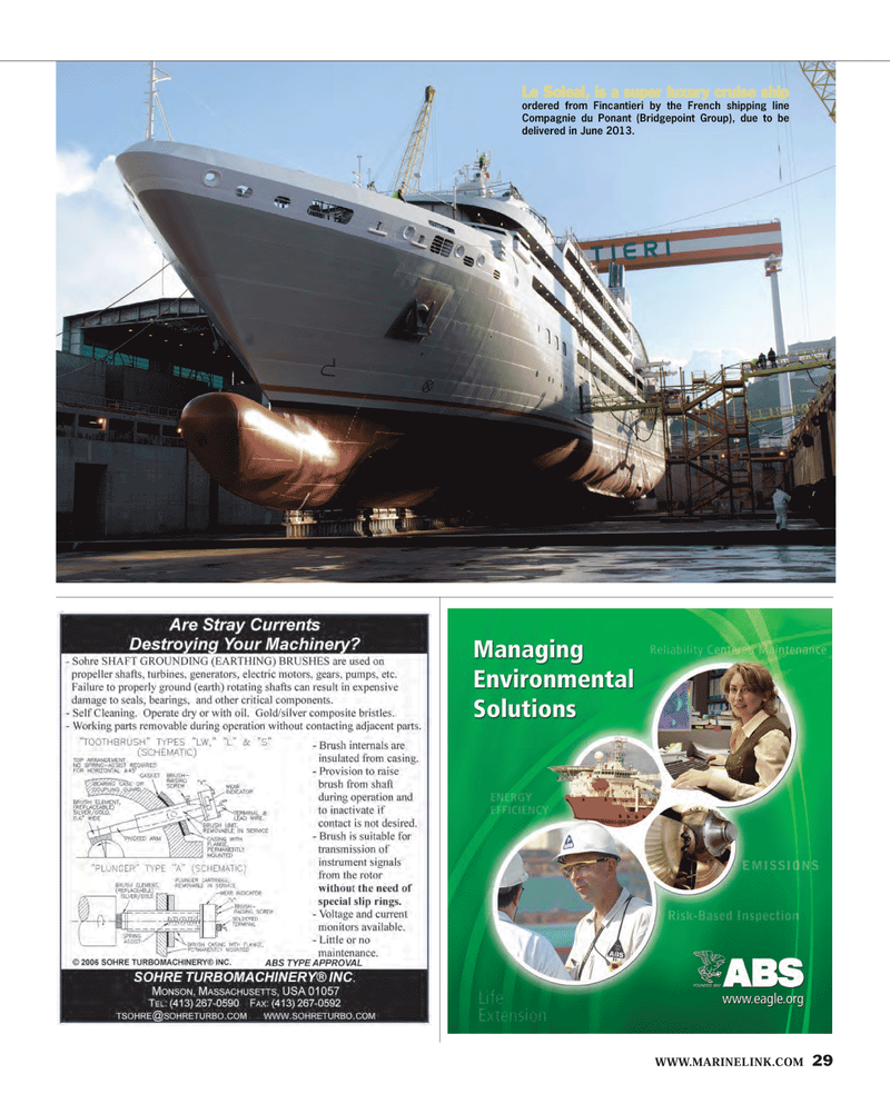 Maritime Reporter Magazine, page 29,  Feb 2013