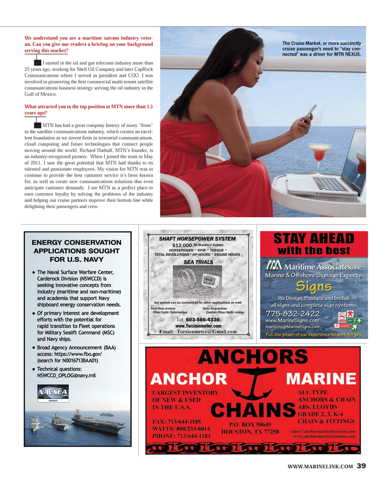 Maritime Reporter Magazine, page 39,  Feb 2013