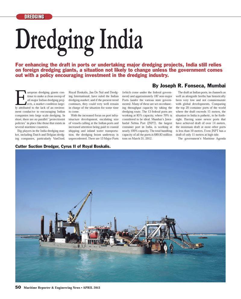 Maritime Reporter Magazine, page 50,  Apr 2013