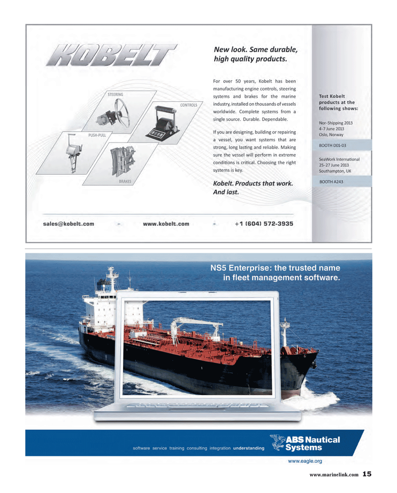 Maritime Reporter Magazine, page 15,  May 2013