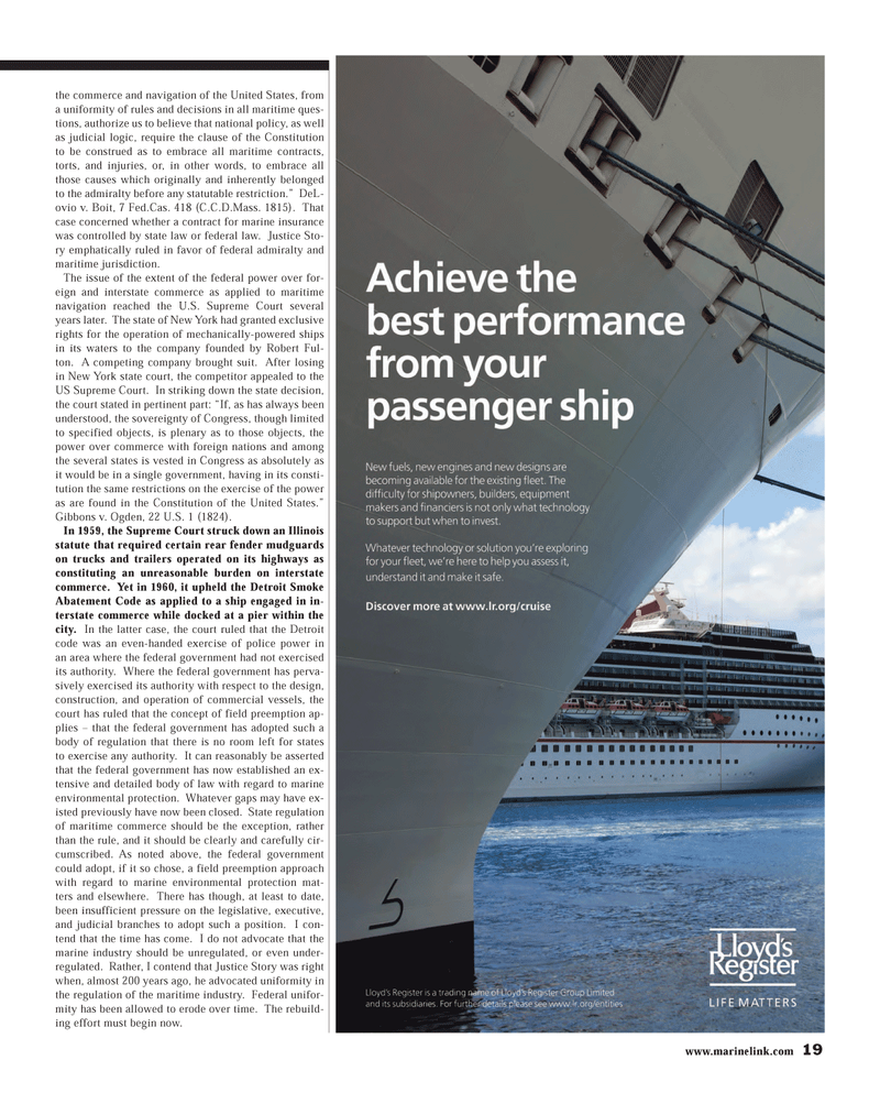 Maritime Reporter Magazine, page 19,  May 2013
