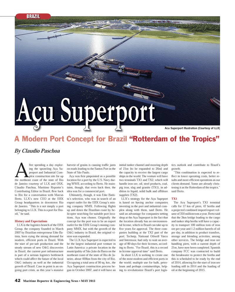 Maritime Reporter Magazine, page 42,  May 2013