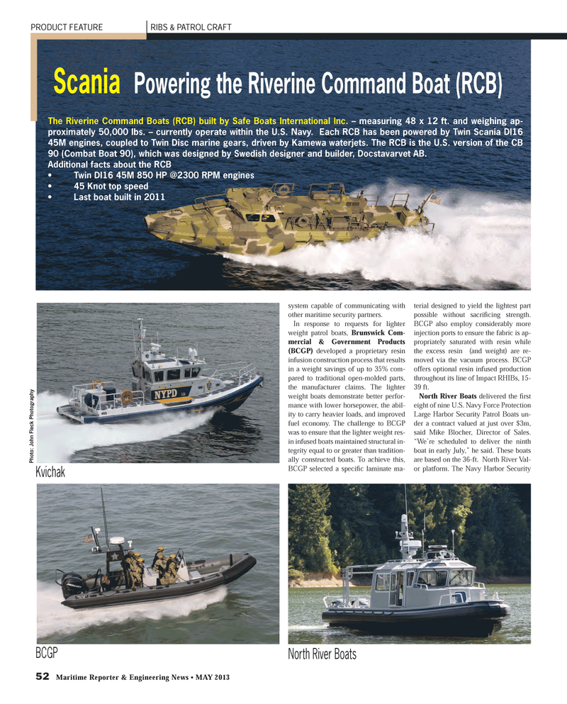 Maritime Reporter Magazine, page 52,  May 2013